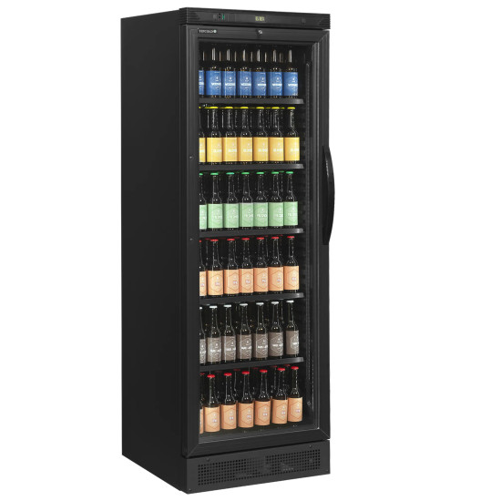 Tefcold CEV425 L/H  Left Hand Hinged Upright Display Fridge