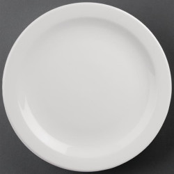 Athena Hotelware 12 Pack CF362 8" Narrow Rimmed Plates