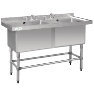 Vogue CF406 1.4m Dual Deep Pot Sink