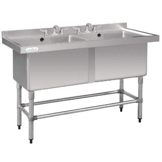 Vogue CF406 1.4m Dual Deep Pot Sink