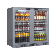 Staycold COLD900H Silver Double Hinged Door Bottle Cooler