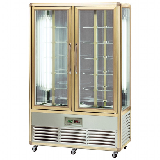 Tecfrigo Continental 700R 700 Litre Rotating Shelved Double Door Cake Display