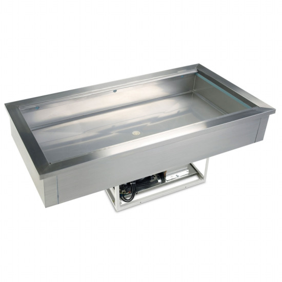 Tefcold CW4 1.4m Stainless Steel Buffet Display