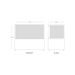 Blizzard DF470 1.5m Refrigerated Display Merchandiser 