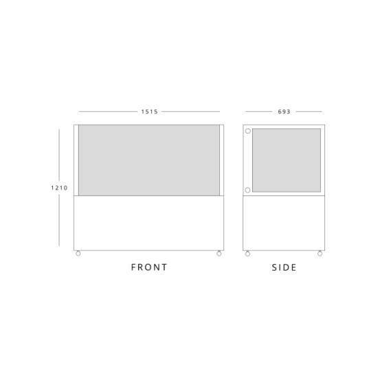Blizzard DF470 1.5m Refrigerated Display Merchandiser 