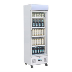 Polar DM076 368ltr Single Door Upright Display Fridge