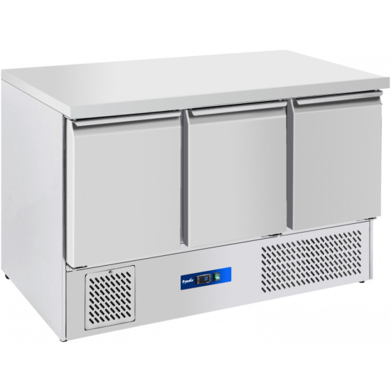Prodis EC3SS 3 Door Compact Storage Counter Fridge