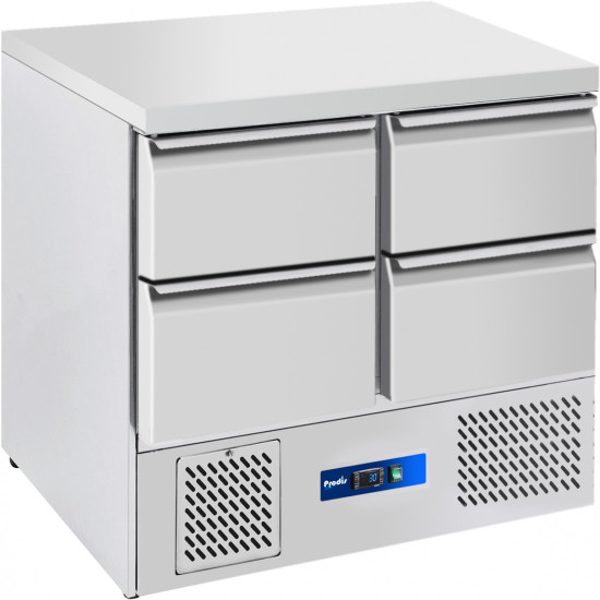 Prodis EC-4DSS 4 Drawer Stainless Steel Counter Fridge