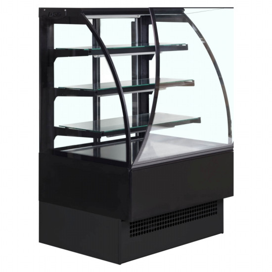 Tefcold EVO902 0.9m Black Patisserie Display (R290)