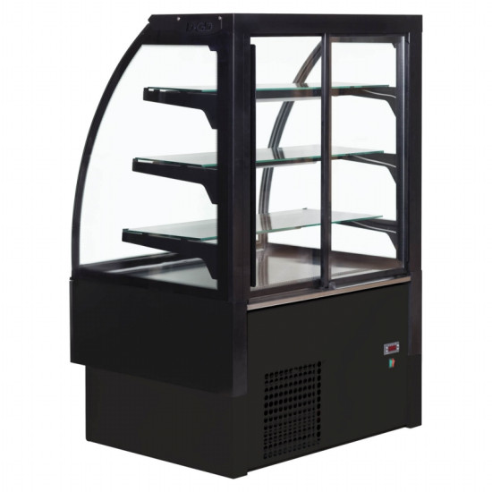 Tefcold EVO902 0.9m Black Patisserie Display (R290)