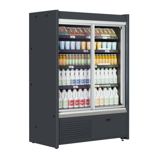 Tefcold Express EX125CD 1.3m Multideck Display Fridge with Hinged Doors