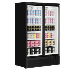 Tefcold Atom F2DB Maxi Double Glass Door Display Freezer