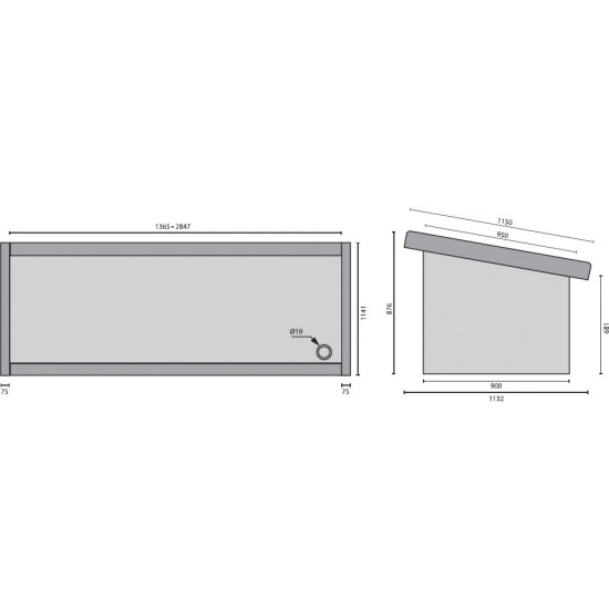 Prodis FISK15C 1.5m Refrigerated Fresh Fish Display Deck