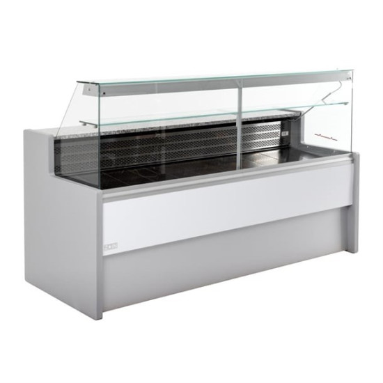 Zoin Tibet FP924-200 2m Flat Glass Serve Over Display Counter
