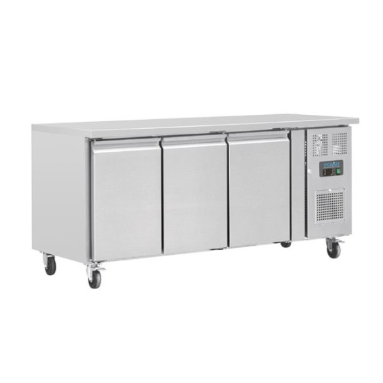Polar G597 417ltr Triple Door Counter Fridge