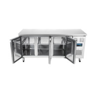 Polar G597 417ltr Triple Door Counter Fridge