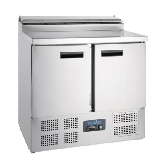 Polar G604 2 Door Counter Fridge with Prep Top