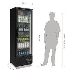 Polar GJ447 Upright Back Bar Cooler with Hinge Door 