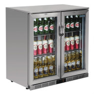 Polar GL008 Stainless Steel Double Hinged Door Bottle Cooler