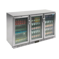 Polar GL009 Triple Hinged Door Bottle Cooler Stainless Steel