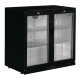 Polar GL012 Low Height Double Hinged Door Bottle Cooler Black 