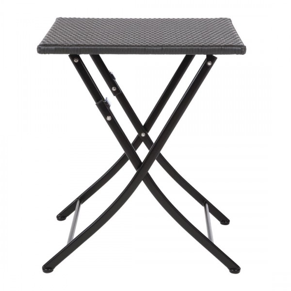 Bolero GL302 Square PE Wicker Folding Table