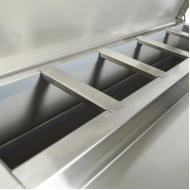 Blizzard HBC2EN 2 Door Refrigerated Prep Counter
