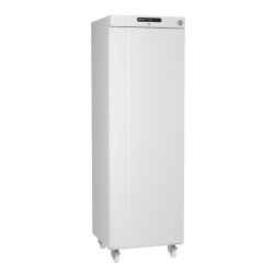 Gram Compact K420LC Single Door Upright Storage Fridge White Finish 