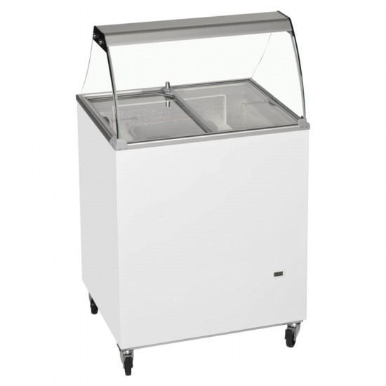 Tefcold IC201SC CANOPY 4 Pan Ice Cream Display