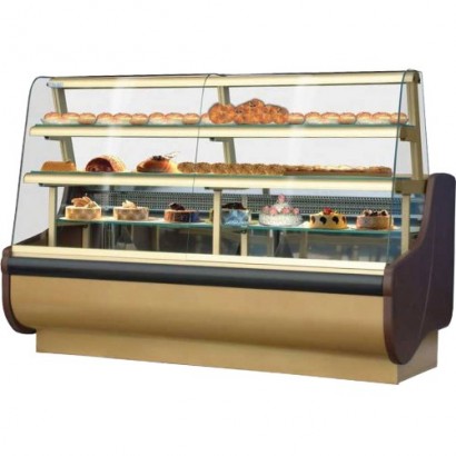 Igloo Beta 100 1.0m Patisserie Display Counter in Gold