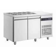 INOMAK ZNF99 Double Door Saladette Counter