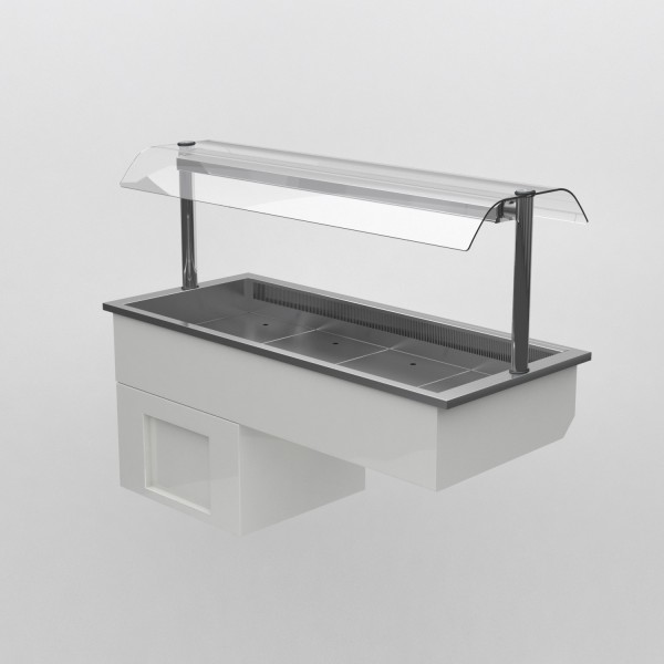 Counterline Integrale ICW2-GO 0.8m 2 Pan Chilled Display Well