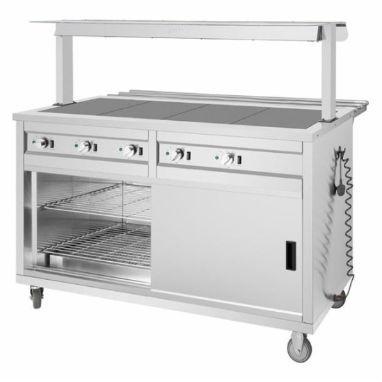 Buffalo JB187 4x 1/1 GN Heated Top and Hot Cupboard