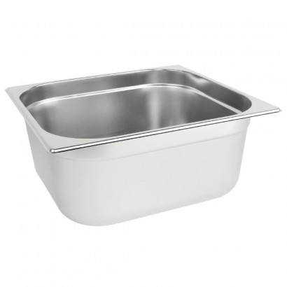 Vogue Stainless Steel 2/3 Two Third Size 150mm Deep Gastonorm Pan