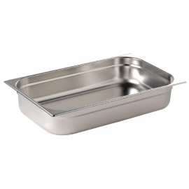Vogue Stainless Steel 1/1 Full Size 65mm Deep Gastonorm Pan