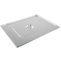 Vogue Stainless Steel 2/1 Gastronorm Pan Lid
