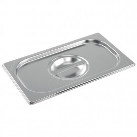 Vogue Stainless Steel 1/4 Gastronorm Pan Lid
