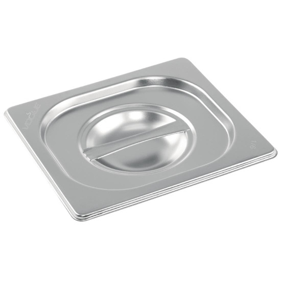 Vogue Stainless Steel 1/6 Gastronorm Pan Lids