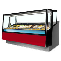 ISA Kaleido 170 18 Pan Ventilated Scoop Ice Cream Display Freezer