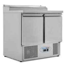 Koldbox KXCC2-SAL 2 Door Compact Prep Counter Fridge