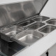 Koldbox KXCC3-PREP 3 Door Compact Saladette Prep Counter with Chopping Board