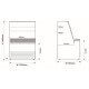 Frost Tech SO75/100 1m Slimline Serve Over Counter
