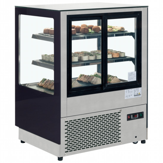 Tefcold LPD1200F 1.2m Chilled Flat Glass Display Cabinet