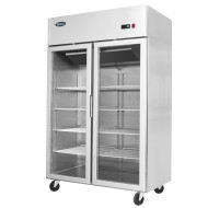 Atosa MCF8605 Double Glass Door Display Fridge