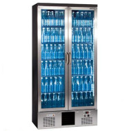 Gamko MG3/500GCS Double Door Stainless Steel Upright Bottle Cooler