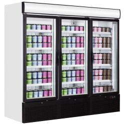 Tefcold NF7500G Triple Glass Door Upright Freezer