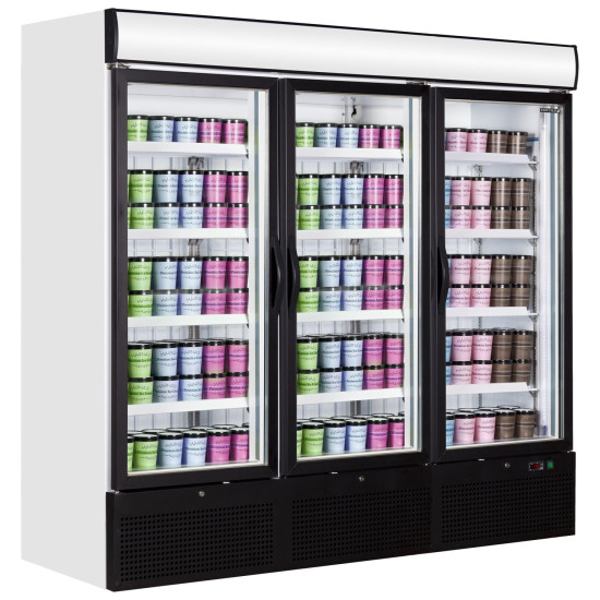 Tefcold NF7500G Triple Glass Door Upright Freezer