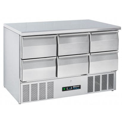 Blizzard BCC3-6D Compact Counter with 6 Drawers