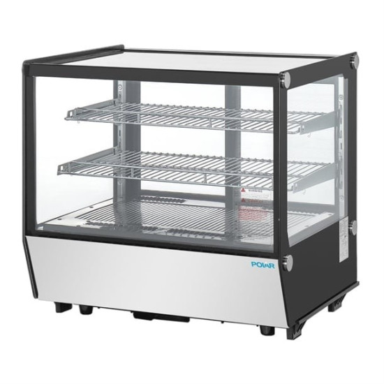 Polar PG003 0.7m Flat Glass Counter Top Display Fridge
