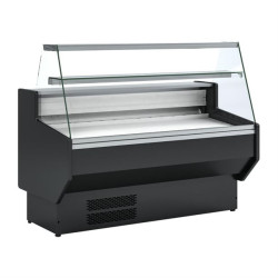 Polar PG011 1.5m Flat Glass Slimline Serve Over Counter Fridge